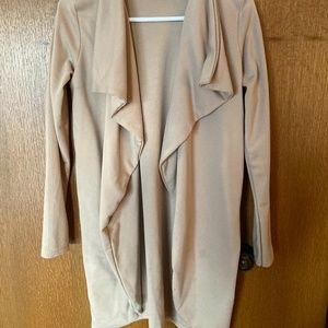 Boohoo Tan Cardigan